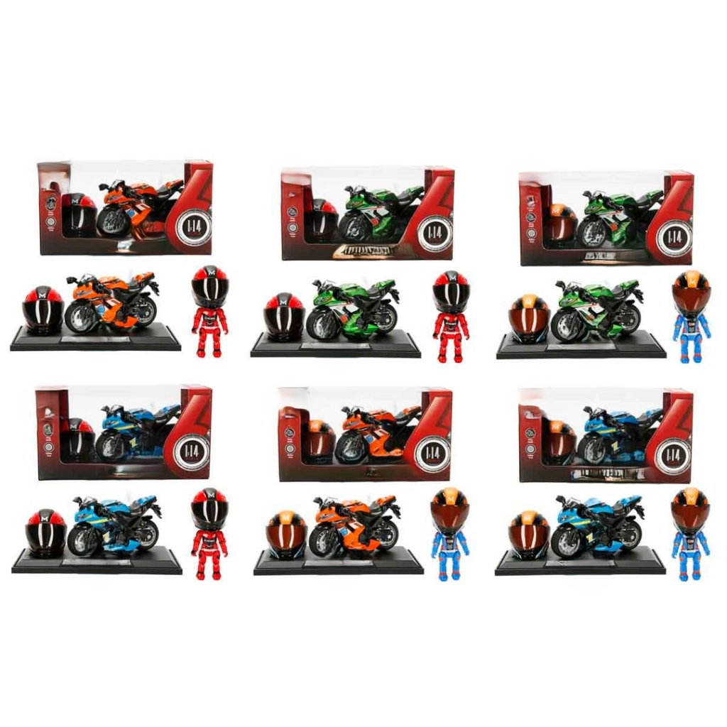 1:14 Sesli ve Işıklı Çek Bırak Yarış Motosikleti