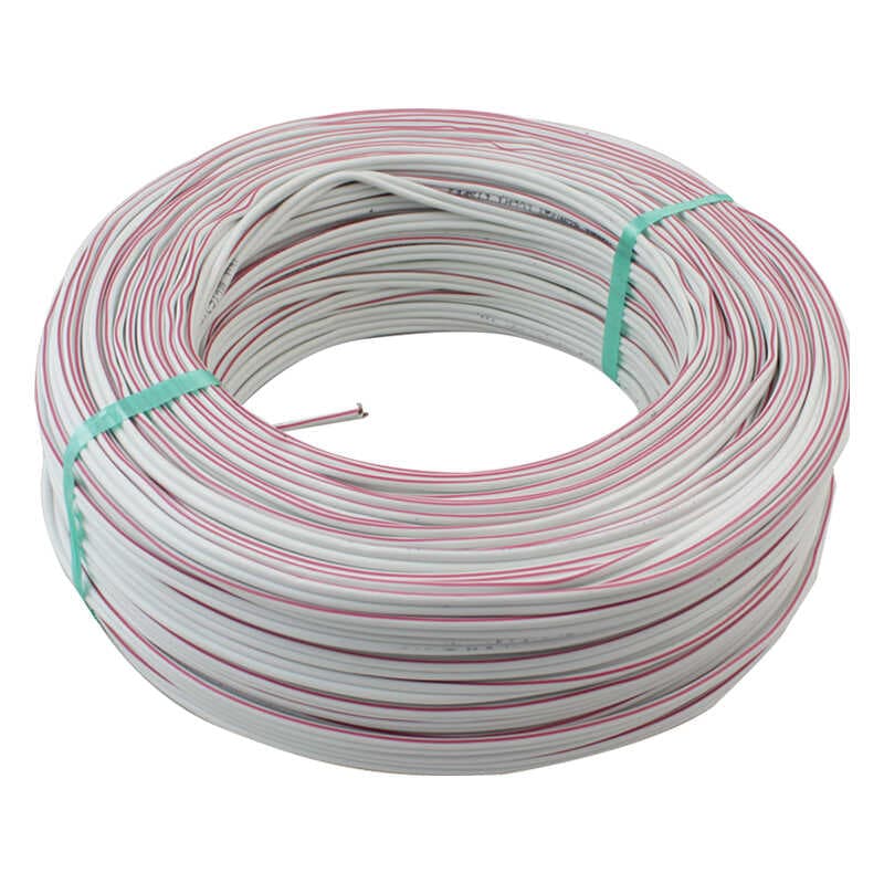 KABLO 2X0.75 CCA BEYAZ KODLU HOPARLÖR KABLOSU(100MT) (4767)