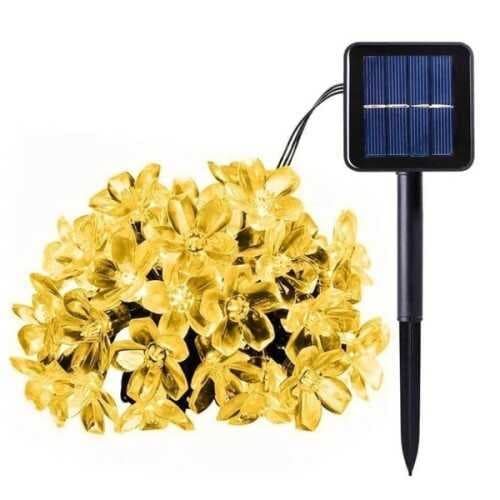 Solar 5m 50 Led Papatya Gün Işığı 8 Fonksiyonlu