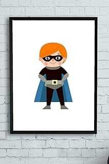 (14329) Süperkahrama Çocuk Odası Çerçeveli Tablo (30x40cm)