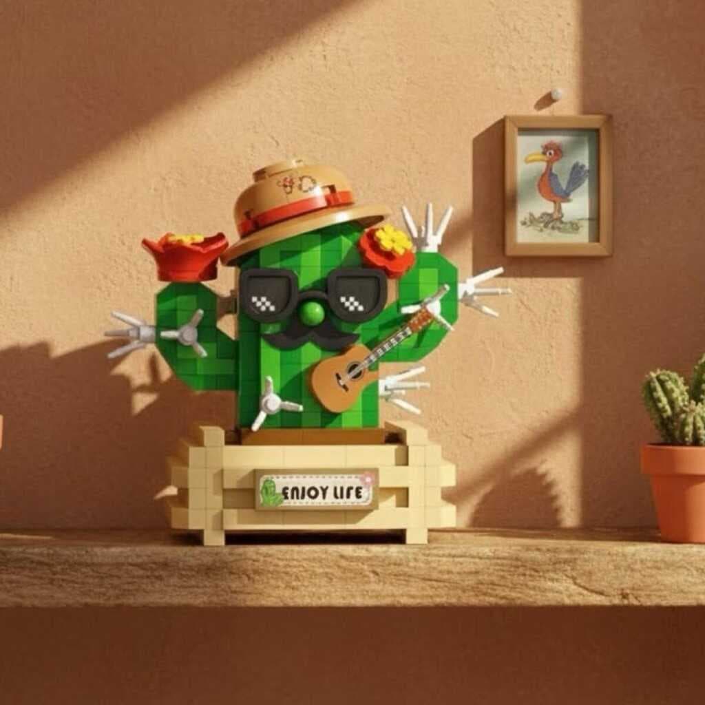 LZ-8833  KAKTÜS 380 PARÇA BLOCK OYUNCAK