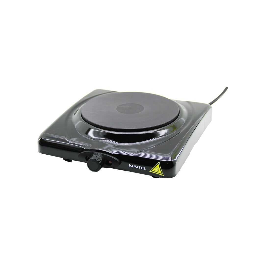 SİYAH TEK GÖZLÜ ELEKTRİKLİ OCAK HOTPLATE 1500W AYARLANABİLİR TERMOSTAT KOLAY TEMİZLENEBİLİR UYARI LAMBASI LX-7115 (5430)
