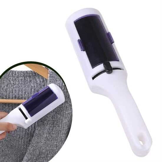 Taşınabilir Elektrostatik Hazneli Rulo Şeklinde Evcil Hayvan Tüyü Saç Toplayıcısı (5430)