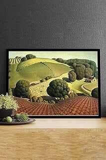 (14809) Youg Corgrat - Grat Wood Saatsal Çerçeveli Tablo 50 x 70