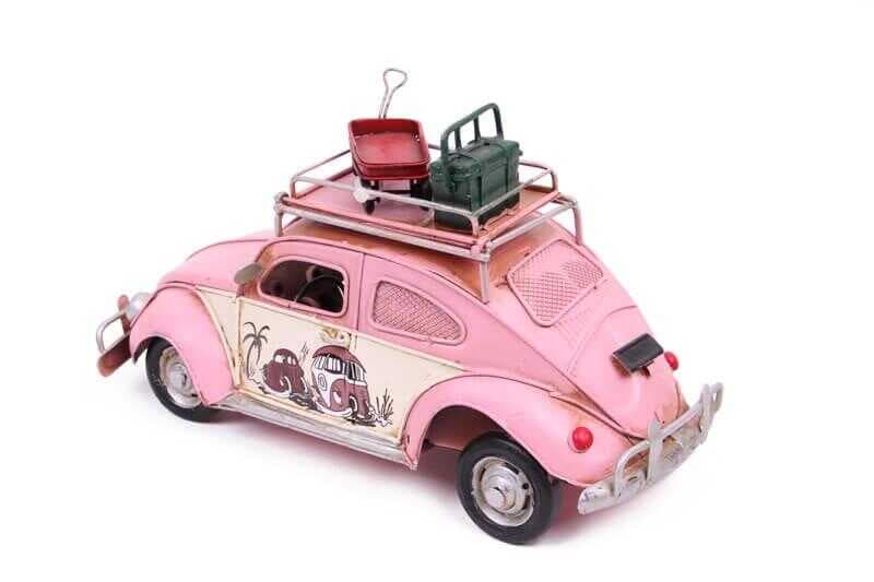 Dekoratif Metal Araba Çerçeveli Kumbaralı Biblo (477477)