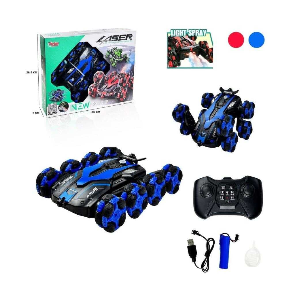 Nessi World RQ3022 Kumandalı 8 Teker Buharlı Akrobat Araba -Vardem