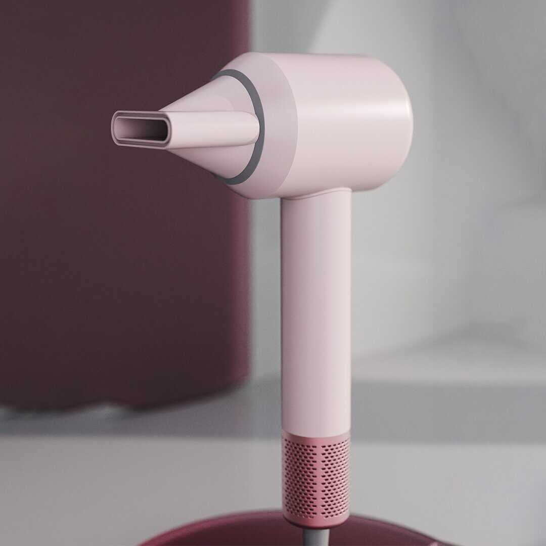 PEMBE BLDC TURBO MOTOR SAÇ KURUTMA MAKİNESİ 1500W3-KDM.HIZ4-KDM.ISIAYAR=SICAK-ILIK-HAFİF-SOĞUK SHD-1740 (5430)