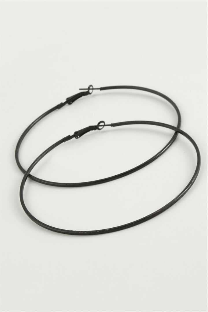 İnce Boru Metal Halka Küpe 8-9-10 cm