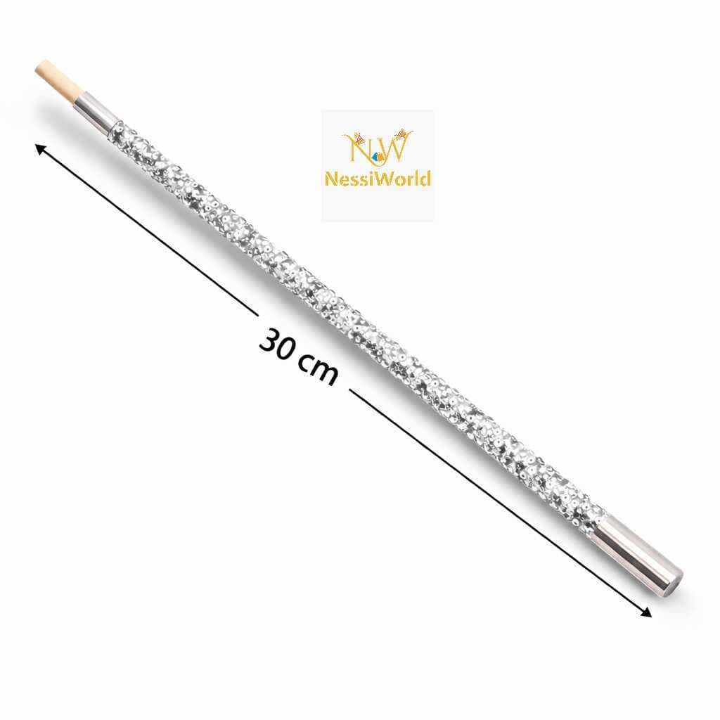 30 cm Gümüş Payetli Sigara Tutacağı – 1920’ler Gatsby Parti Aksesuarı