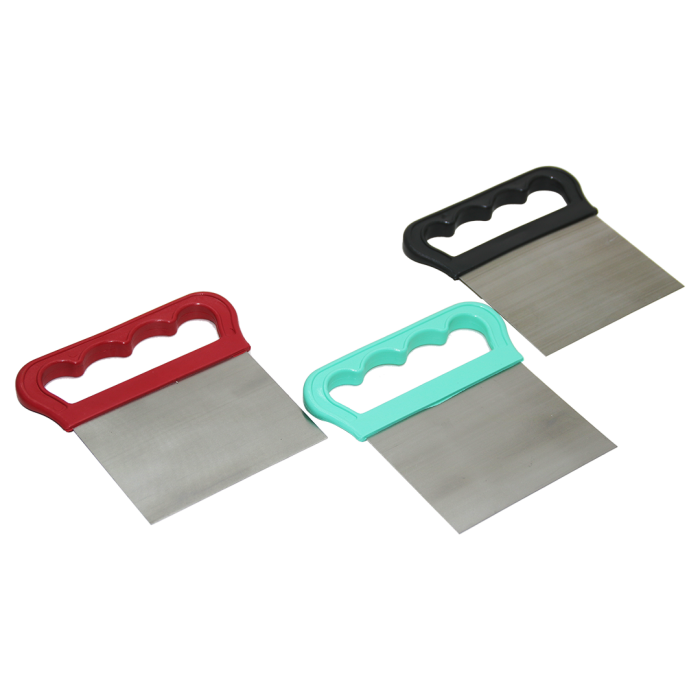 Çelik Hamur Kesici Kazıyıcı Pasta Kek Dekorasyon Spatula Aleti (5430)