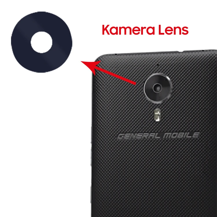 General Mobile Gm5 Plus Kamera Lens Kapak-(5775)