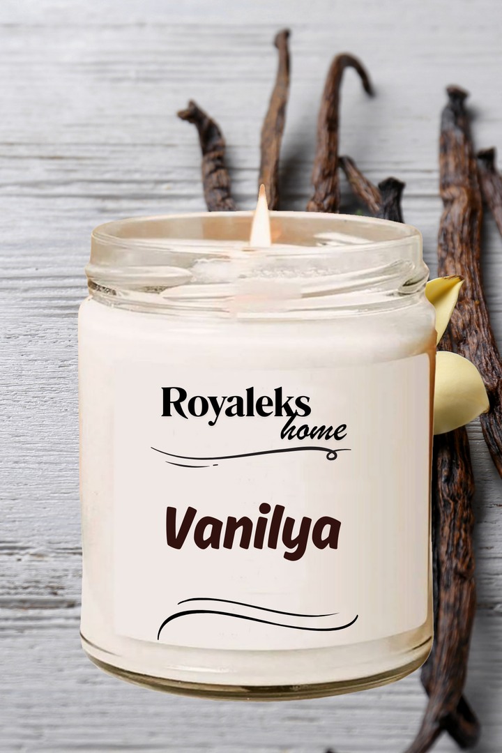 4 Adet Doğal Özel Seri Kokulu Dekoratif Kavanoz Mum 4X210 cc - Royal Set - RYL