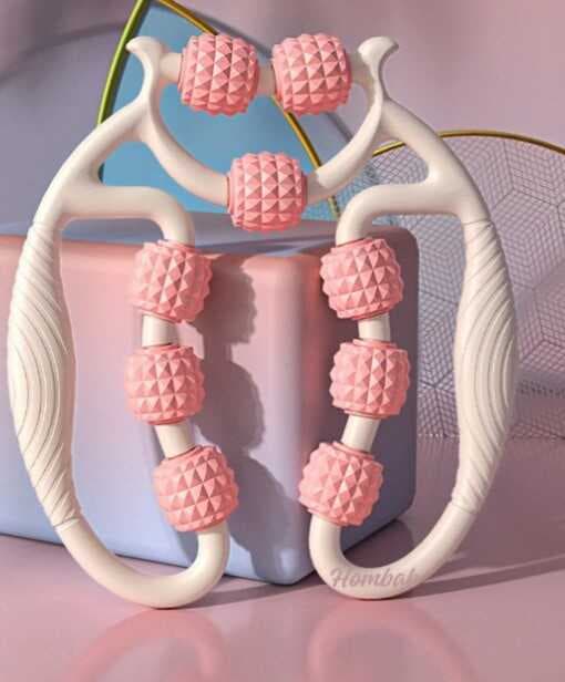 Selülit Masaj Aleti 9 Tekerlekli Lenf Drenaj Rulosu (5430)