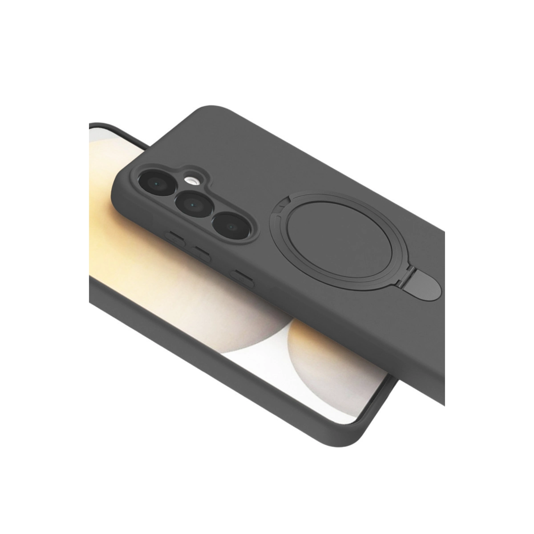 Samsung Galaxy A25 5g Regal Magsafe Standlı Kapak - Titan Gri