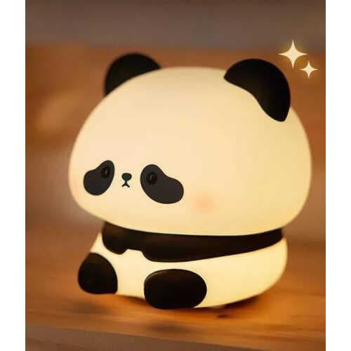 Panda Şekilli Renk Değiştirebilen Dokunmatik Gece Lambası