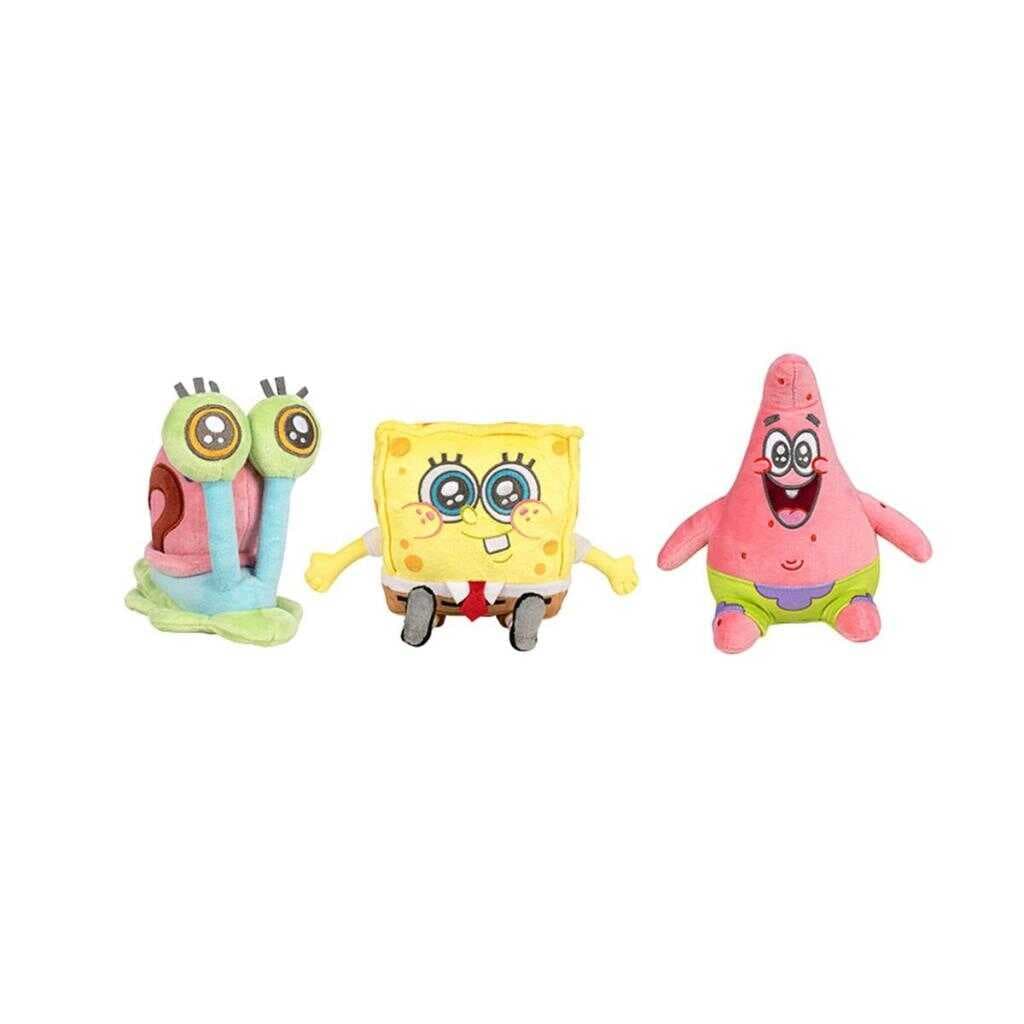 Nessiworld 760025631 SpongeBob Serisi Sostenible Peluş 22 cm (3 asorti)