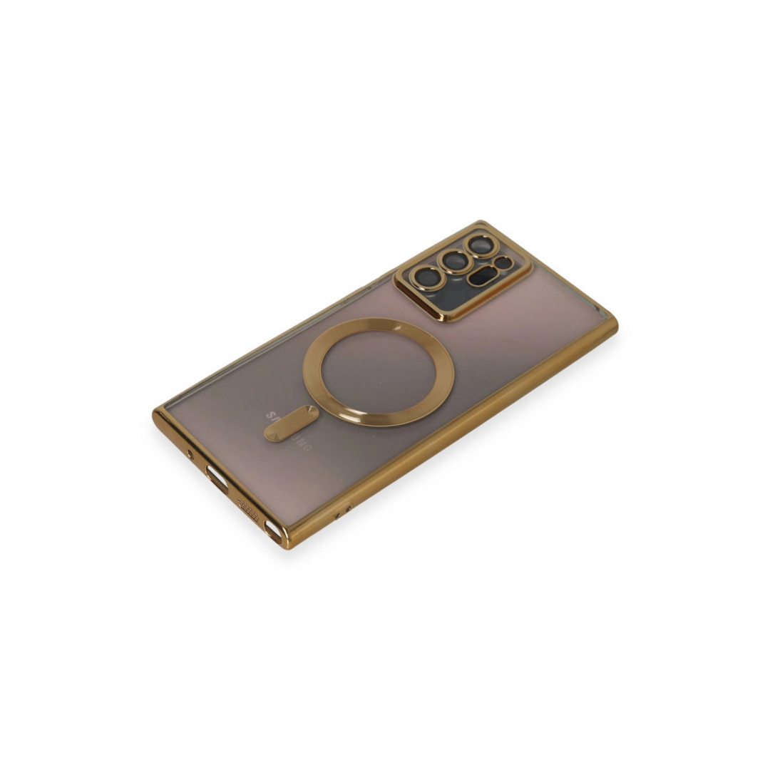 Samsung Galaxy Note 20 Ultra Kılıf Kross Magneticsafe Kapak - Gold