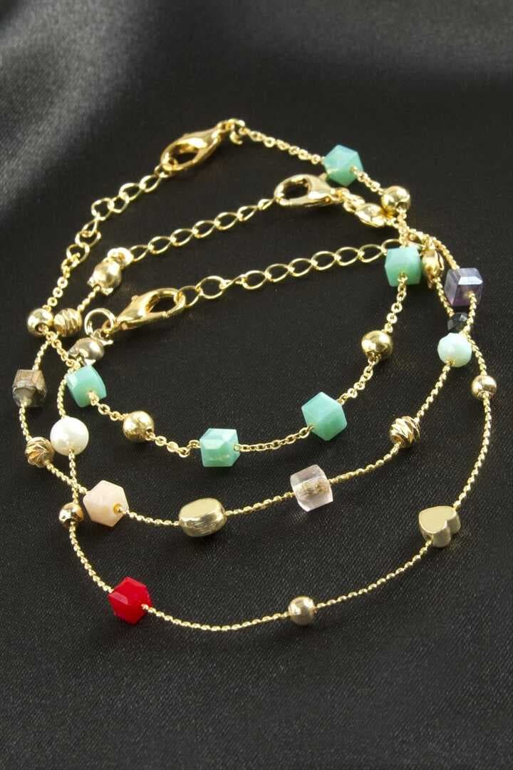 Karışık Trend Kristal Bileklik