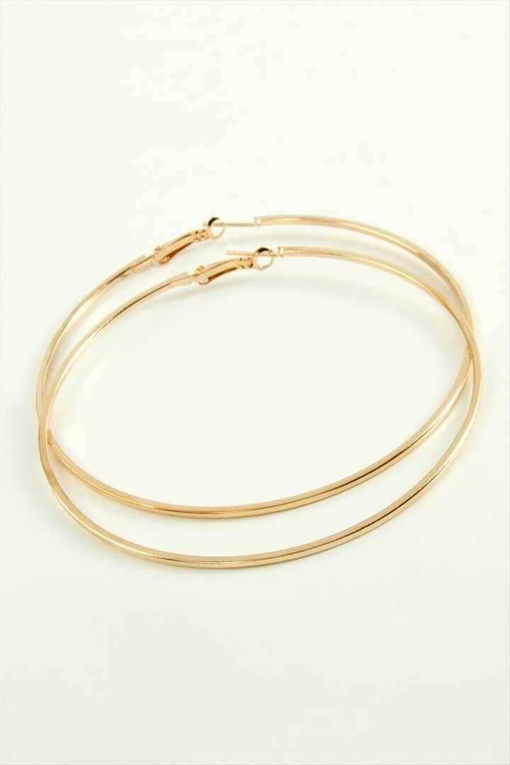 Ezme Metal Halka Küpe 8-9-10 cm