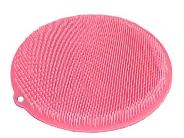 Yuvarlak Vantuzlu Banyo Sırt Kese Matı 26 cm