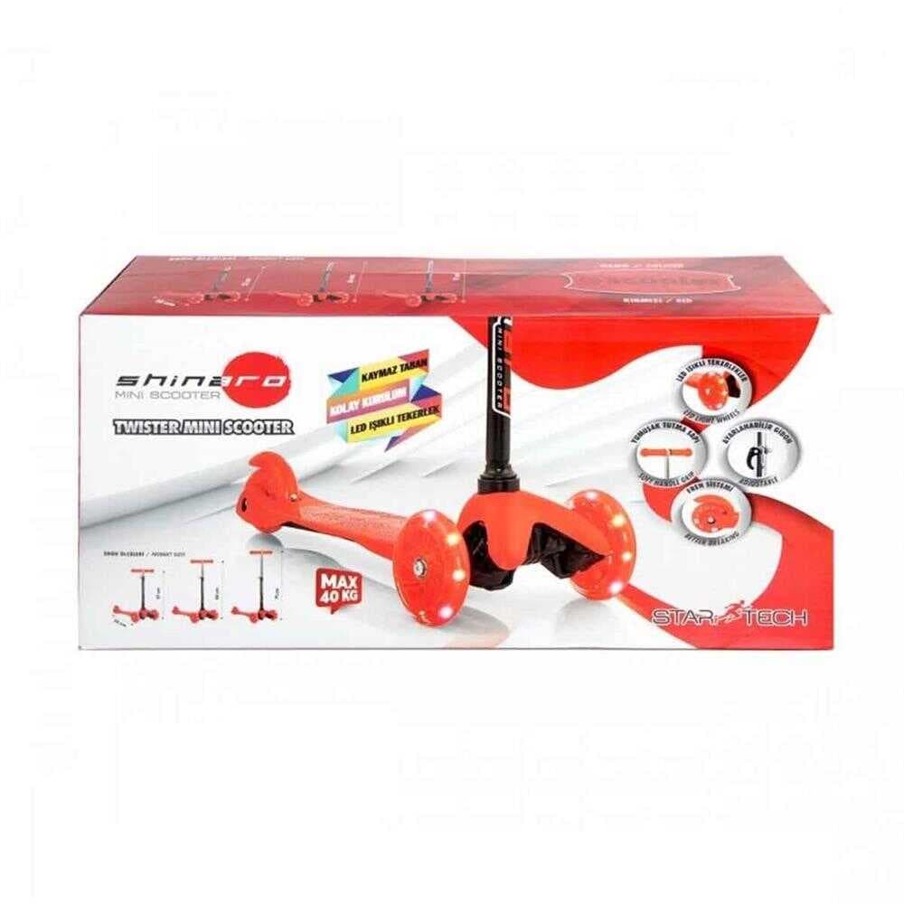 Twist Işıklı Scooter Kırmızı