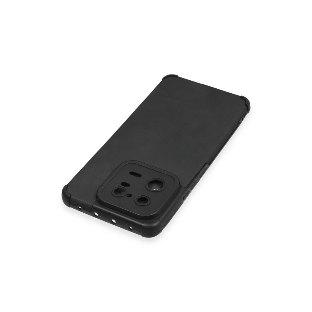 Xiaomi Mi 13 Pro Kılıf Loop Deri Silikon - Siyah