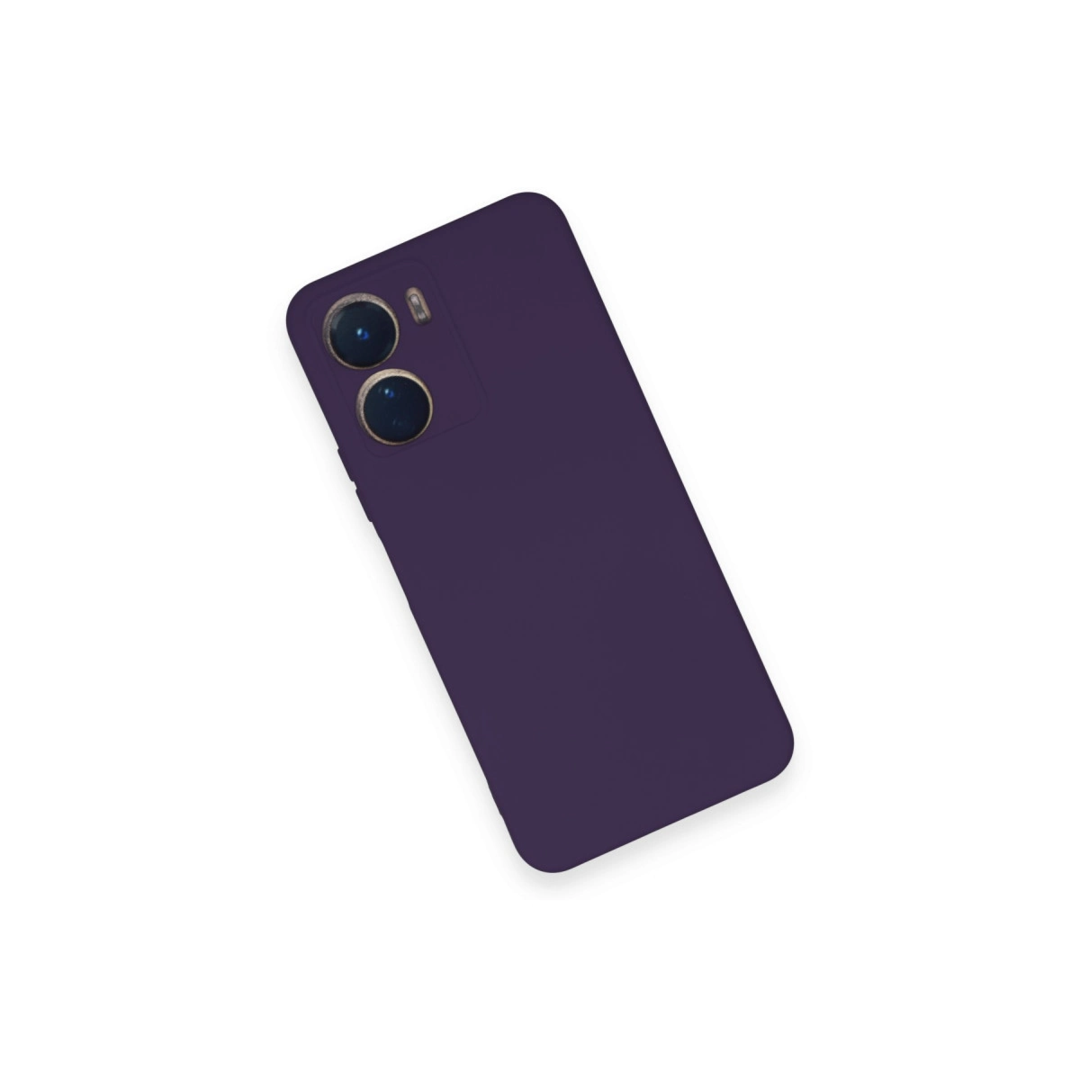 Vivo Y16 Kılıf Nano İçi Kadife Silikon - Mor