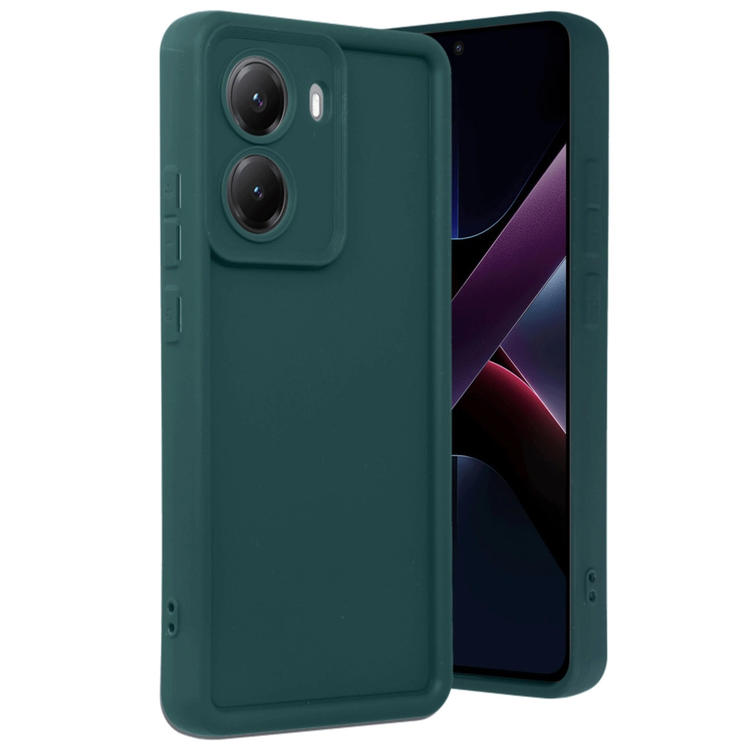 Xiaomi Poco X7 Pro Viera Silikon - Koyu Yeşil