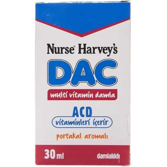 Dac Portakal Aromalı Multivitamin Damla 30 ml