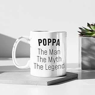 print dore Poppa Gifts Christmas Poppa The Man The Myth The Legend Gifts for Poppa Gift Idea Birthday Best Poppa Ever Poppa Coffee Mug Father's Day