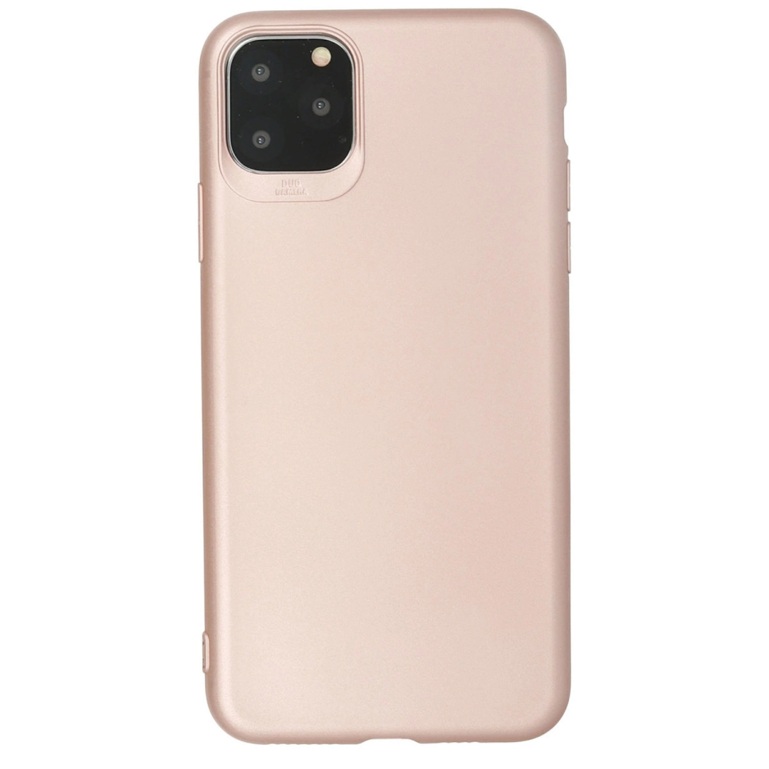 Apple İphone 11 Pro Max Kılıf First Silikon - Rose Gold