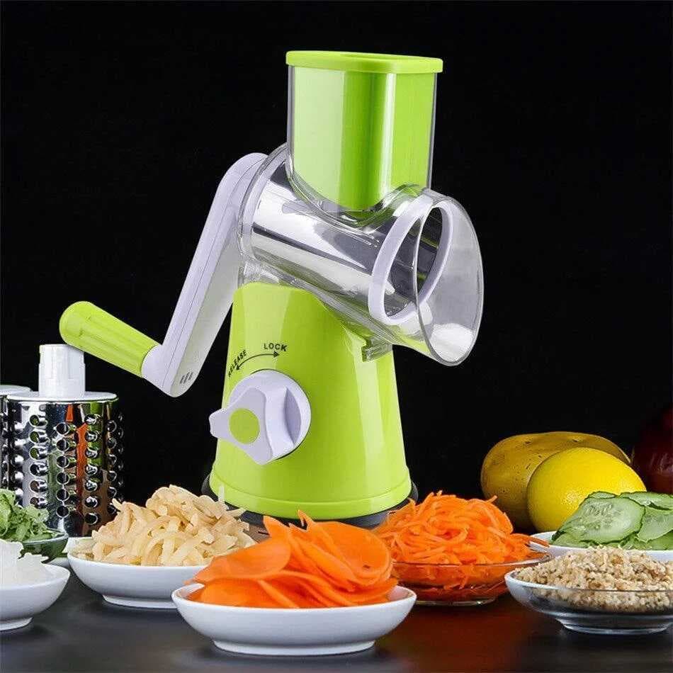 Tutma Kollu Çevirmeli Pratik Rulo Rende Drum Grater (477477)