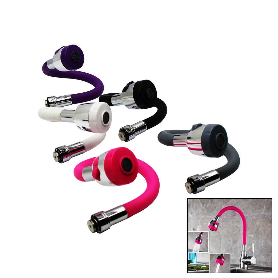 TOPAÇ SİLİKON RENKLİ KUBAR YAYLI BORU MUTFAK BATARYA UCU POŞETLİ (5430)