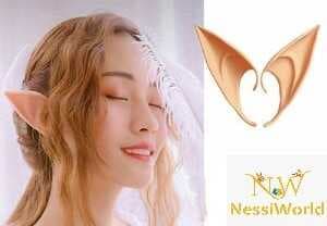 Yumuşak Malzemeden İmal Lateks Elf Kulağı 1 Çift 10x5 cm