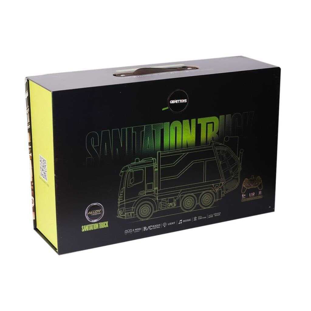 Nessiworld HJ8003-1  Metal Kumandalı Çöp Arabası -Gepettoys