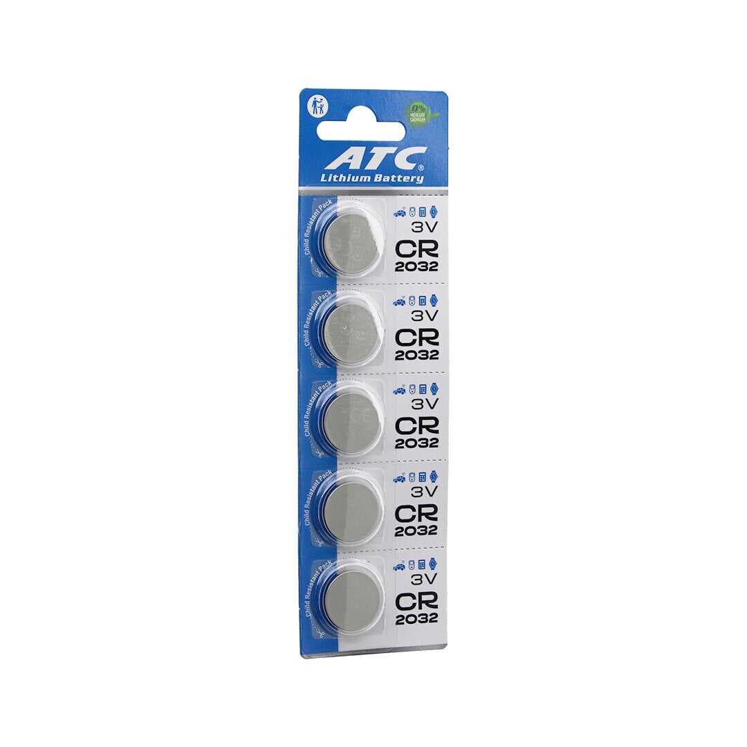 ATC LİTHİUM BATTERY CR-2032 PARA PİL LİTYUM 3V 5Lİ KART (5430)