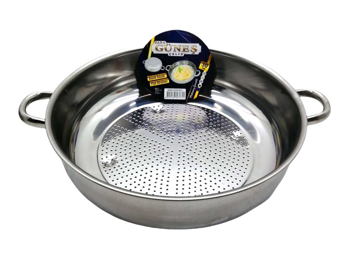NO-3 - 30CM BASIK SÜZEK METAL SÜZGEÇ (5430)