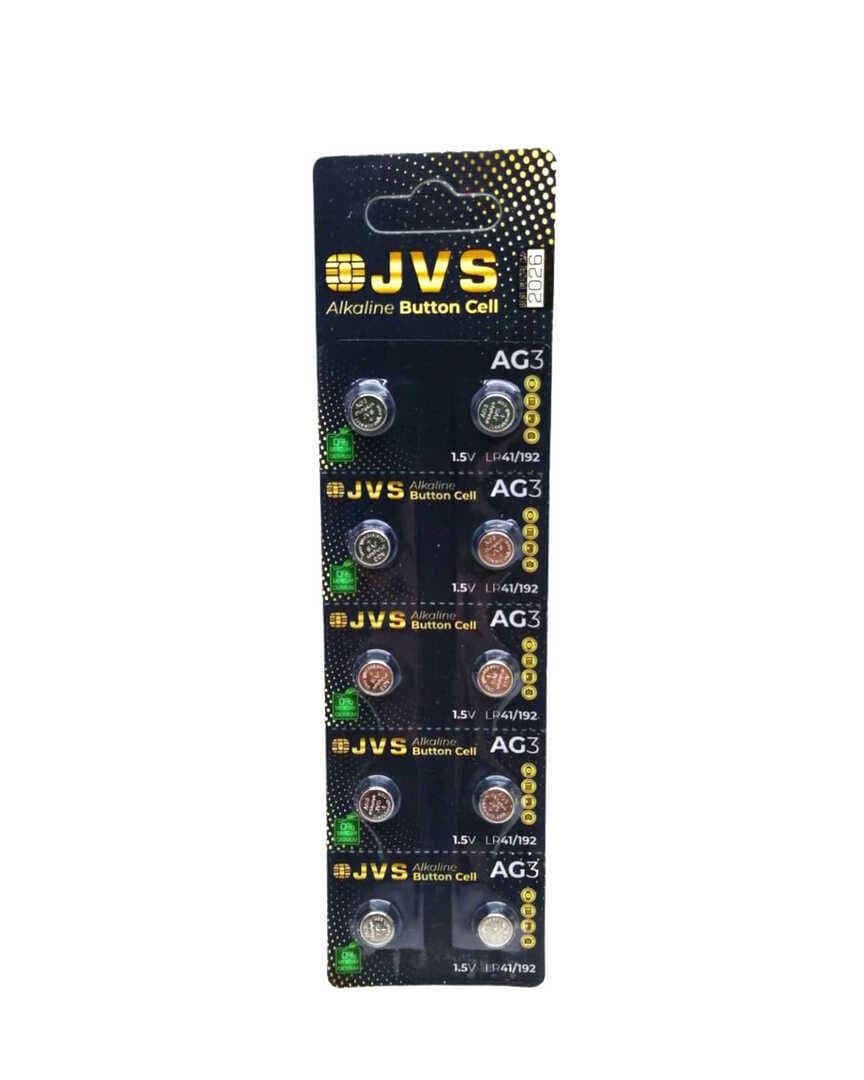 JVS AG3 1.5V LR41 SAAT PİLİ 10LU KART (5430)