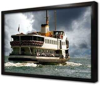 Vapur Çerçeveli Cam Tablo 20x30 cm CA16080