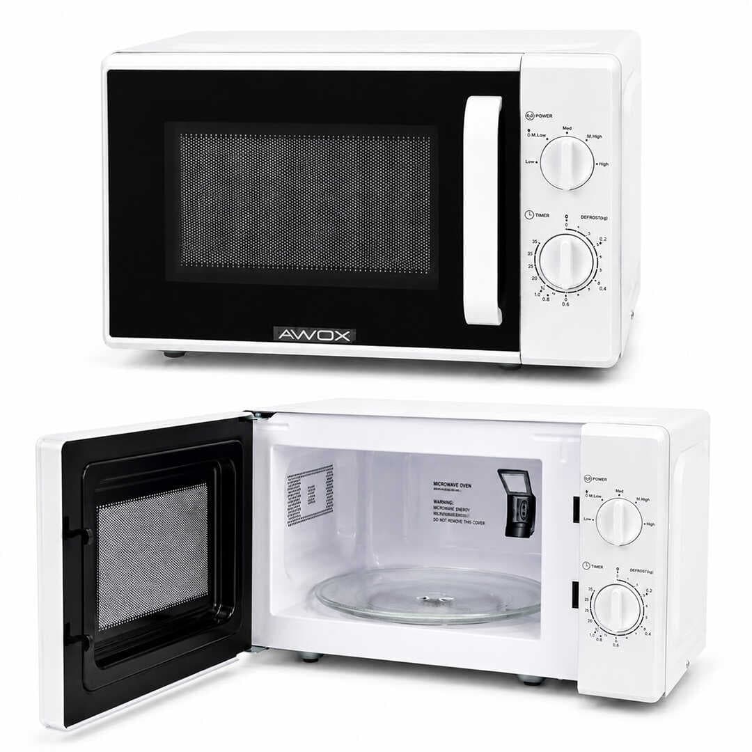 Beyaz Mikrodalga Fırın - Klasik Ön Panel - 20 Litre Kapasite