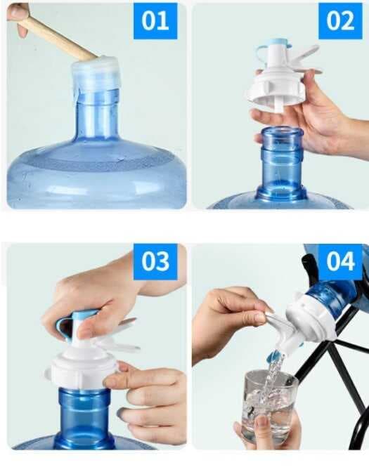 Damacana Musluk Başlığı ve Metal Ayak Stand Seti