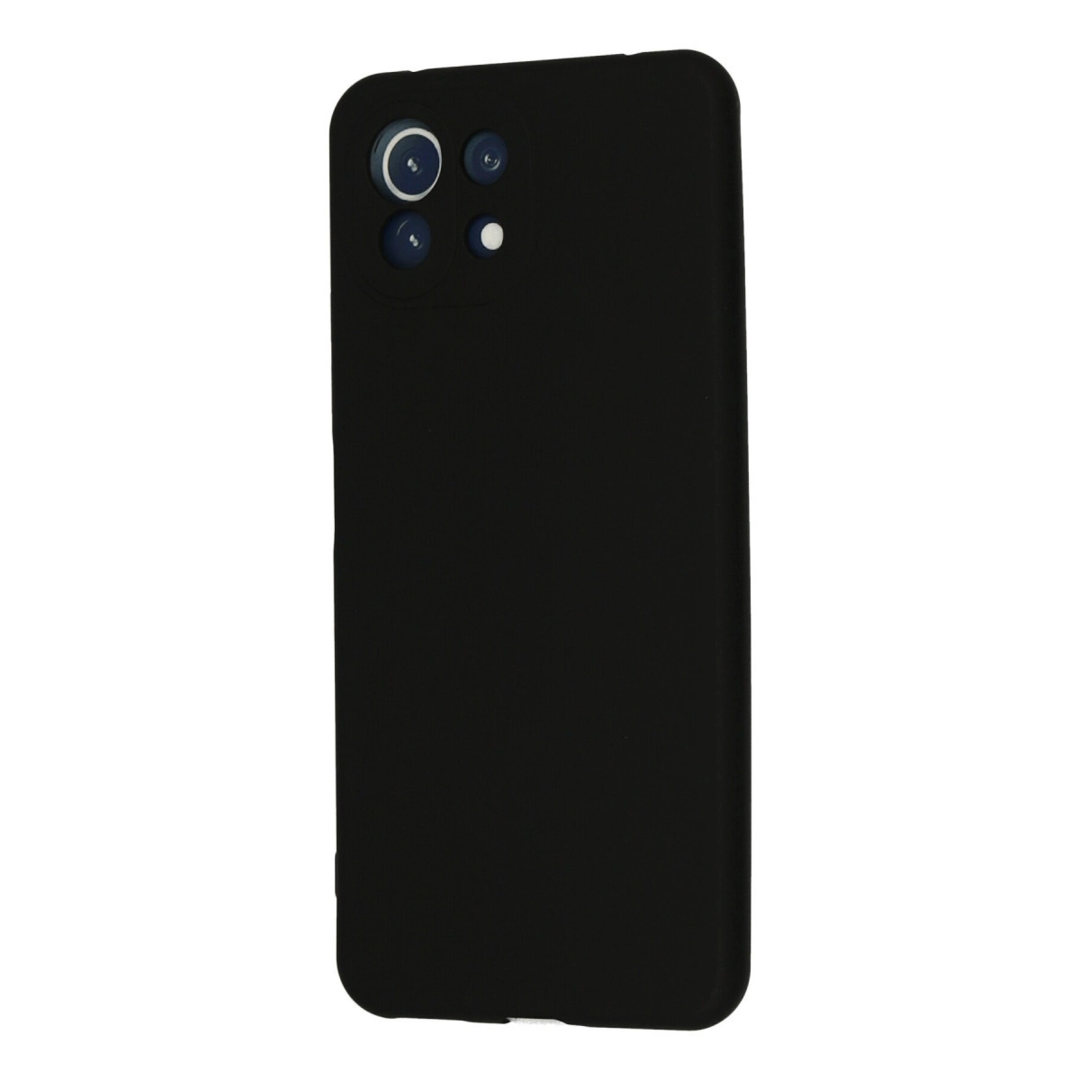 Xiaomi Mi 11 Lite Kılıf Nano İçi Kadife Silikon - Siyah
