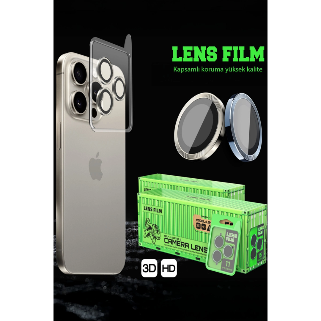 Samsung Galaxy Z Flip 7 Raze Metal Kamera Lens - Gümüş