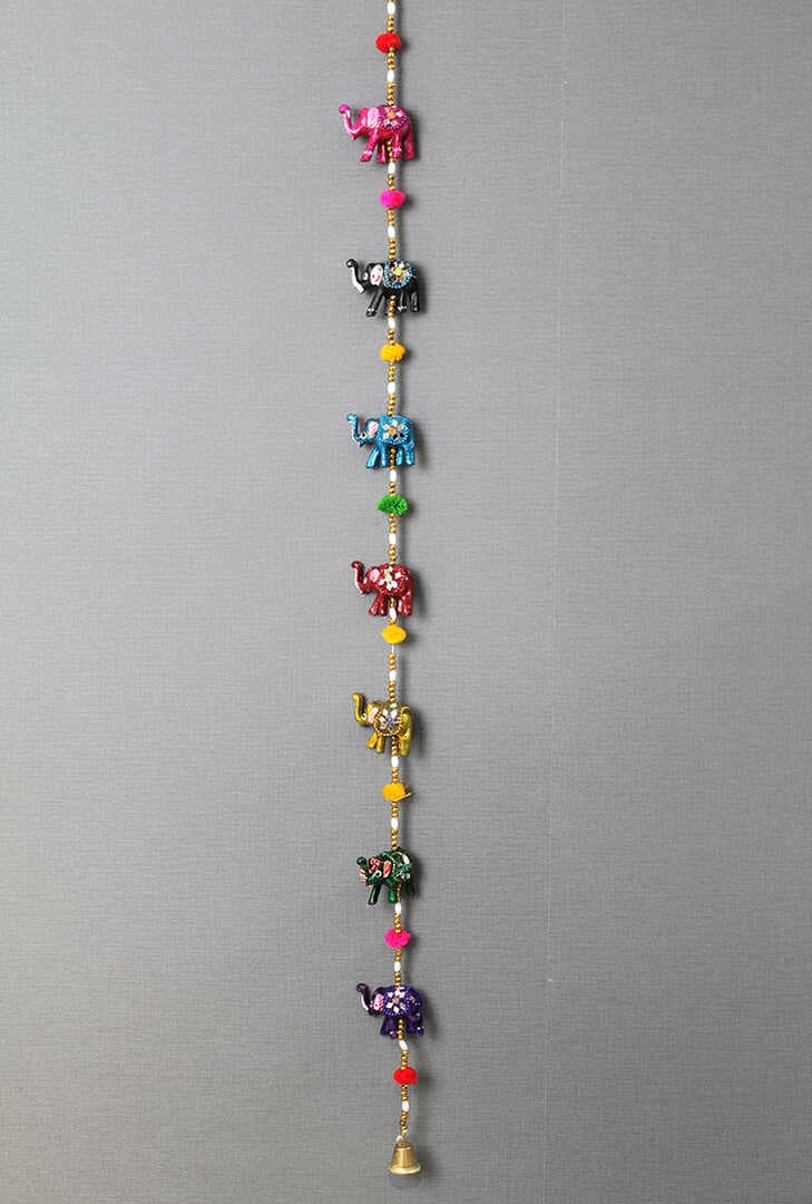 7'li Asmalı Aynalı Fil - Model 1