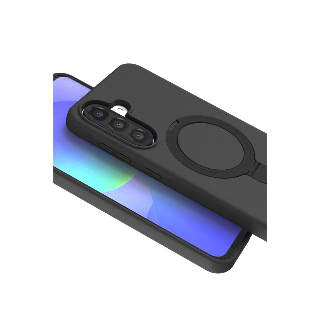 Samsung Galaxy A26 Regal Magsafe Standlı Kapak - Siyah