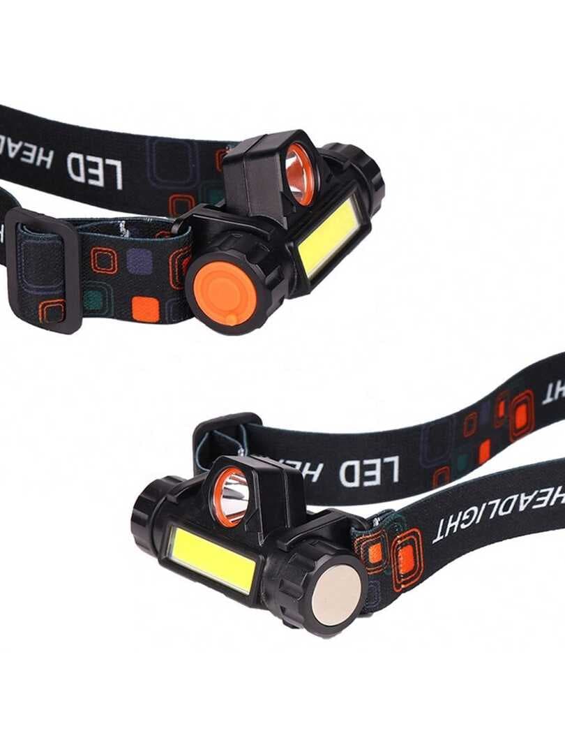 Kafa Lambası - 8 Saat Dayanıklı Şarjlı Sensörlü Mıknatıslı - Kamp - Balıkçılık- Acil Durum Feneri (477477)