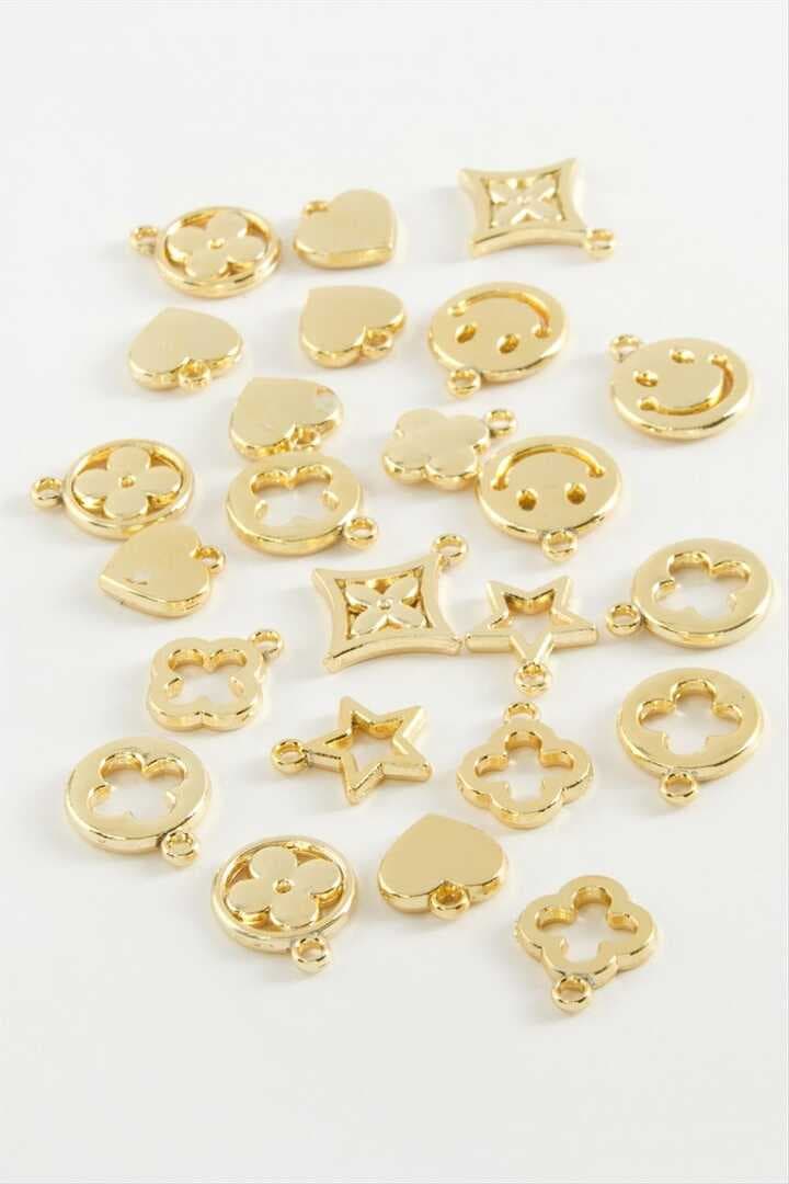 Karışık Tek Kulplu Metal Bileklik ve Kolye Ucu Aparatı 1 Adet