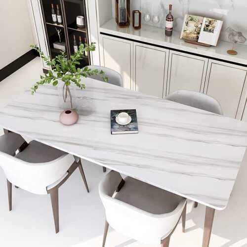 Açık Mermer Desenli Yapışkanlı Folyo Kaplama Kağıdı