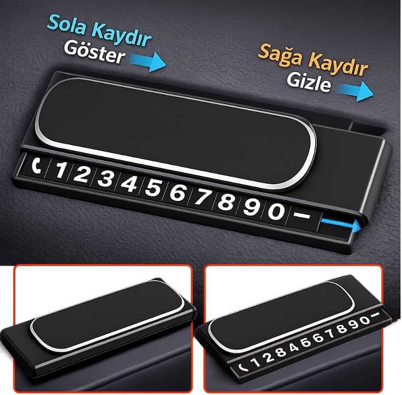 Kayar Kapaklı Torpido Üstü Fosforlu Numaratör (5430)