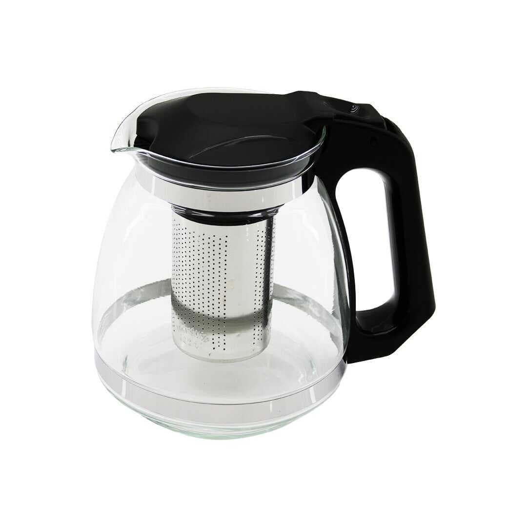 ÇELİK SÜZGEÇLİ CAM DEMLİK 1500ML (5430)
